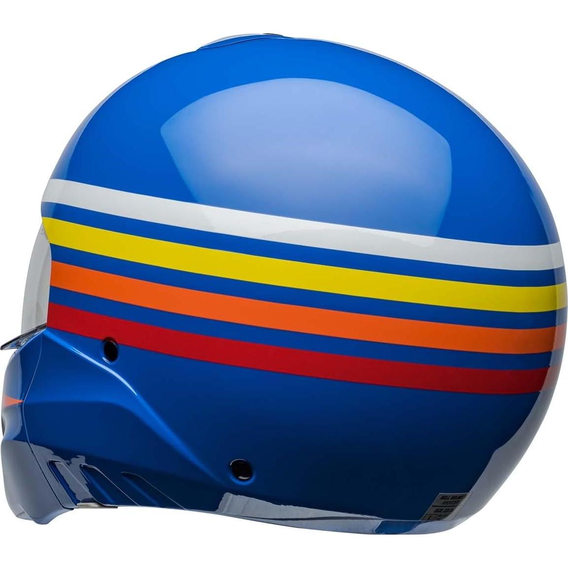 Casco Broozer BELL Brillo Azul Prime X-Large Aprobado DOT