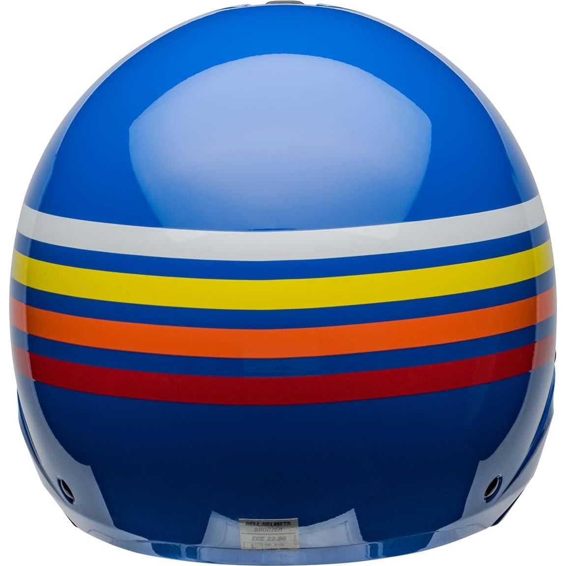 Casco Broozer BELL Brillo Azul Prime X-Large Aprobado DOT