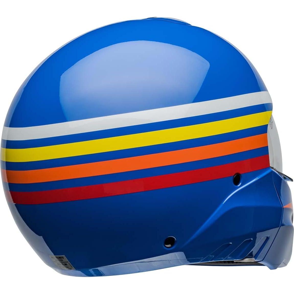Casco Broozer BELL Brillo Azul Prime X-Large Aprobado DOT