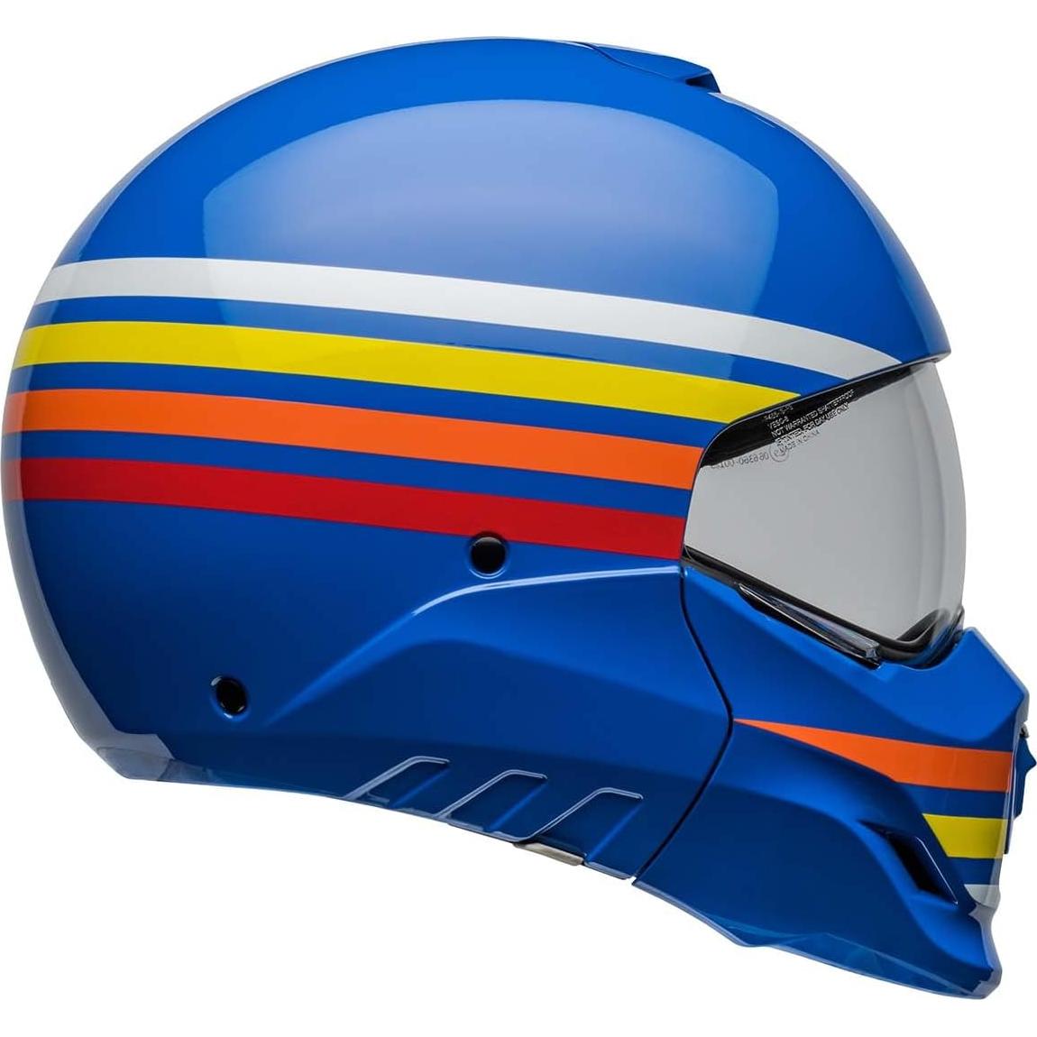 Casco Broozer BELL Brillo Azul Prime X-Large Aprobado DOT