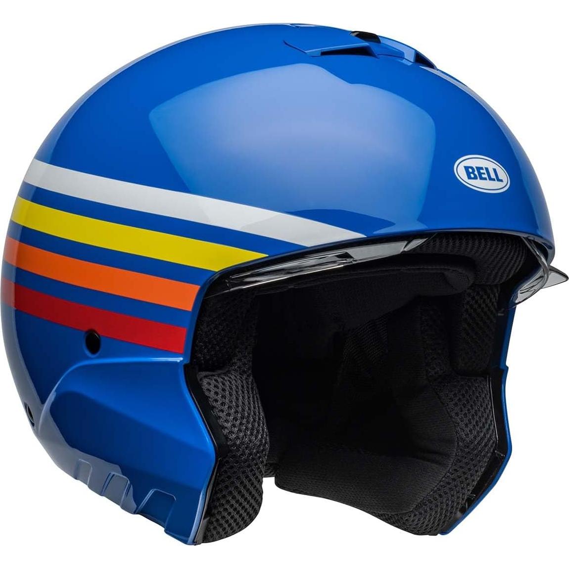 Casco Broozer BELL Brillo Azul Prime X-Large Aprobado DOT
