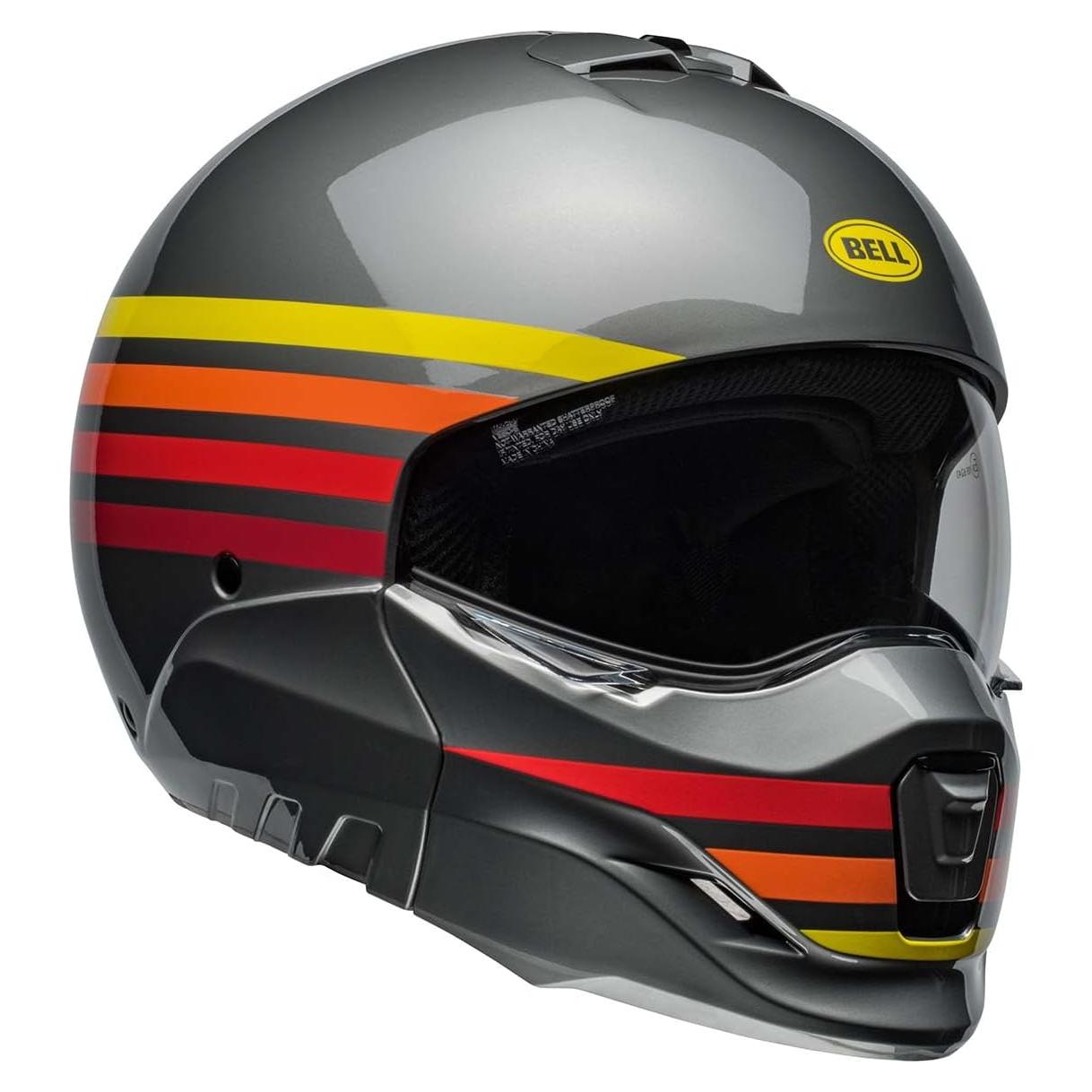 Casco Broozer BELL X-Large Gris Cálido Brillante