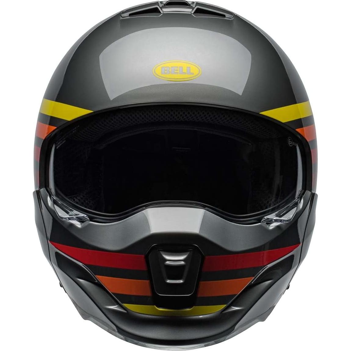 Casco Broozer BELL X-Large Gris Cálido Brillante