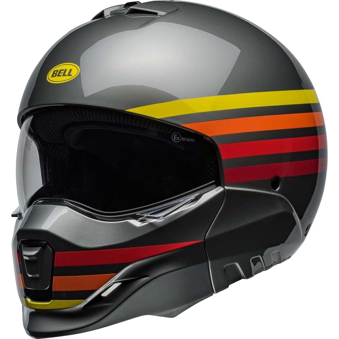 Casco Broozer BELL X-Large Gris Cálido Brillante