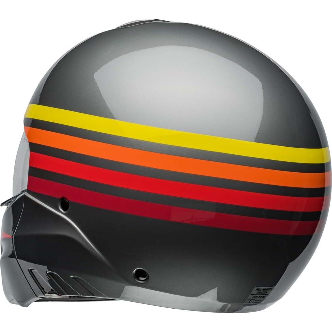 Casco Broozer BELL X-Large Gris Cálido Brillante