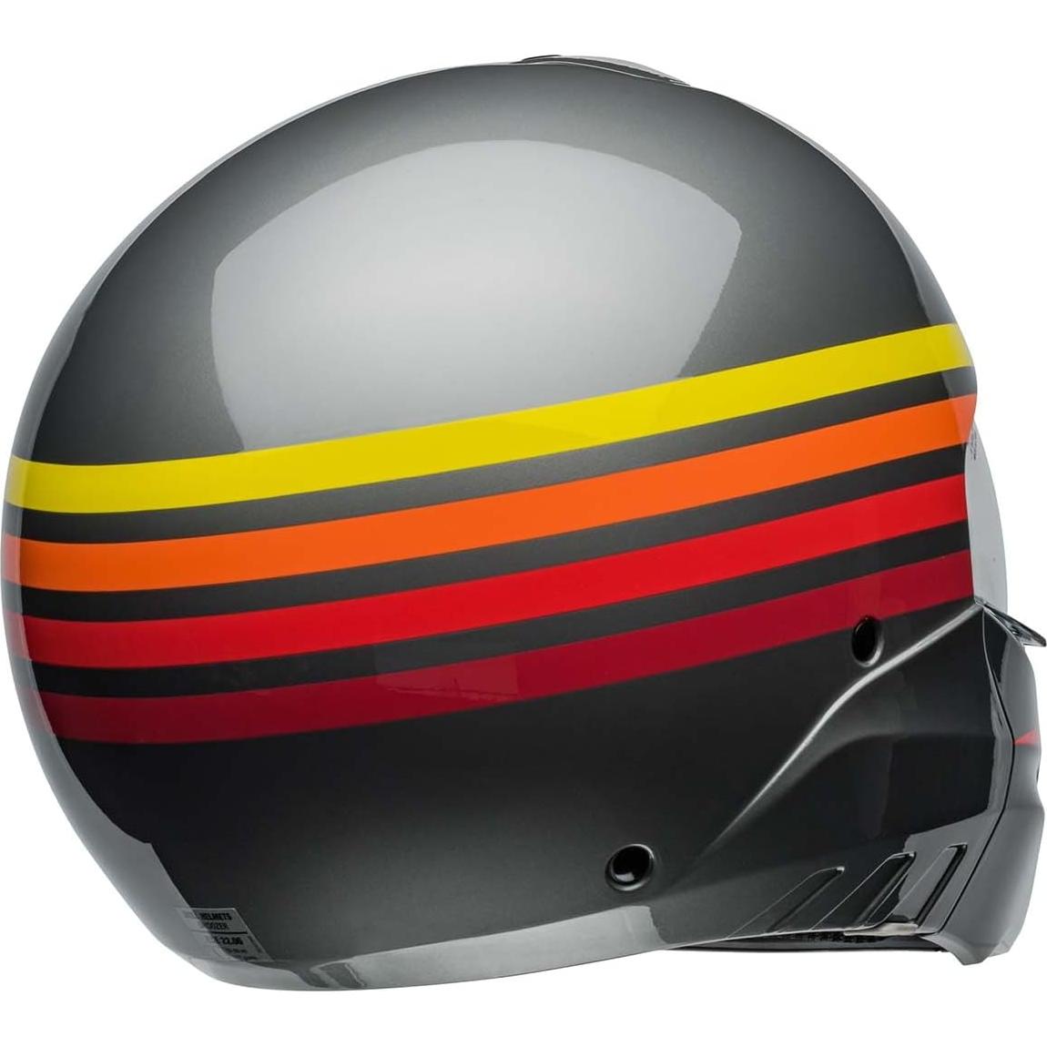 Casco Broozer BELL X-Large Gris Cálido Brillante