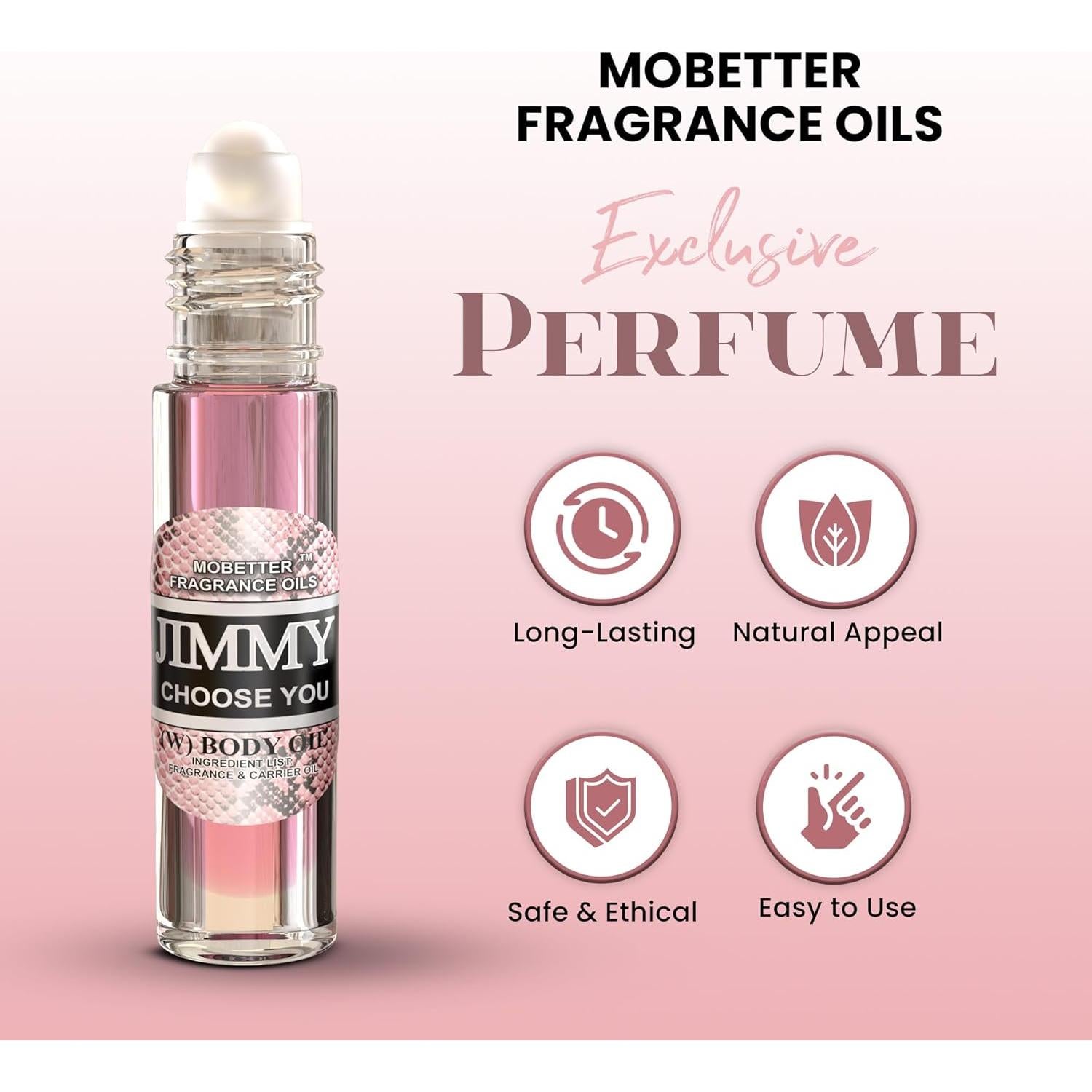 Aceite Corporal de Fragancia MoBetter Jimmy Choose You 32g