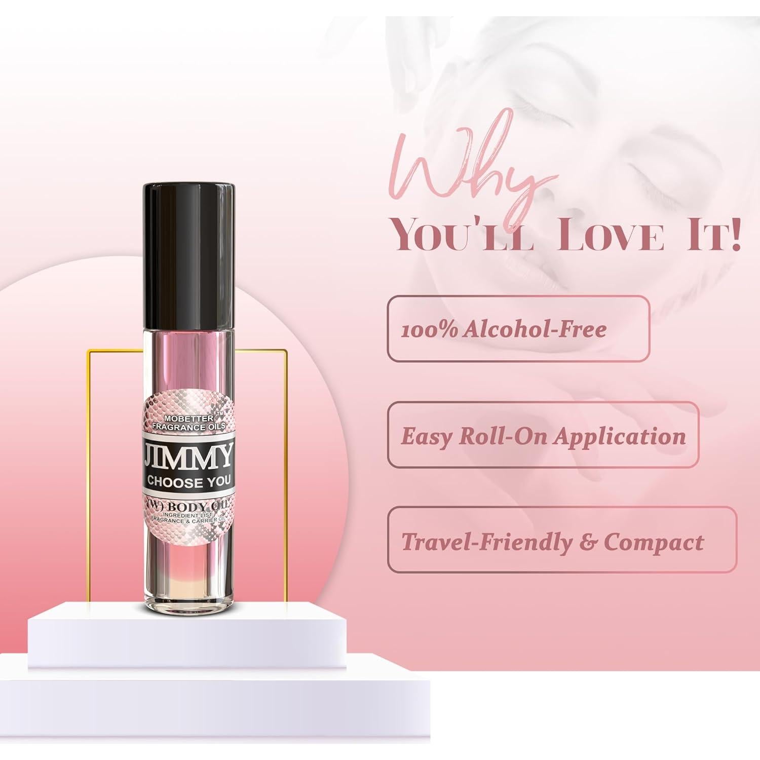 Aceite Corporal de Fragancia MoBetter Jimmy Choose You 32g