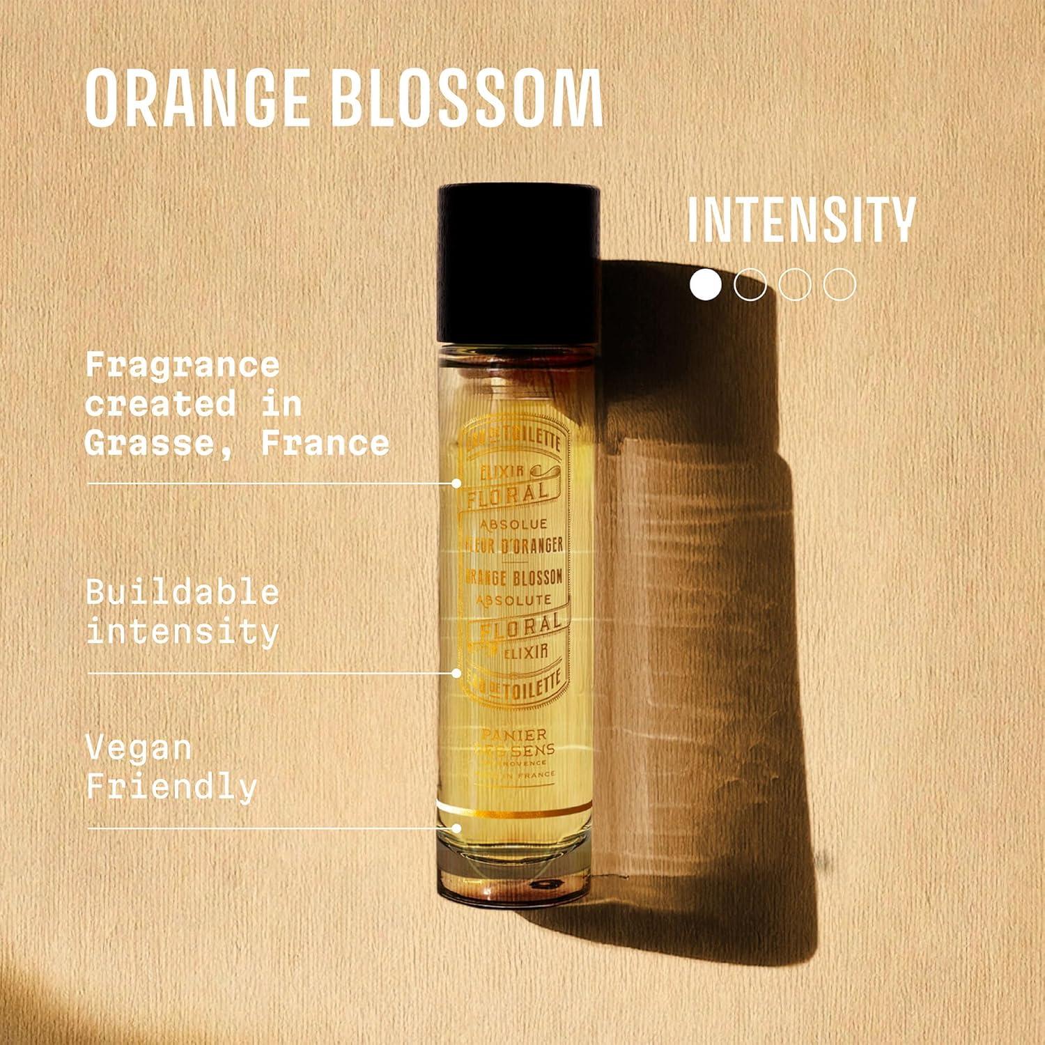 Panier des Sens - Orange Blossom Eau de Toilette 1.7 Floz – Sweet & Enveloping Fragrance - Daily Light Perfume for Women - Parfum Crafted in Grasse, France - Gifts for Her - Elegant Packaging
