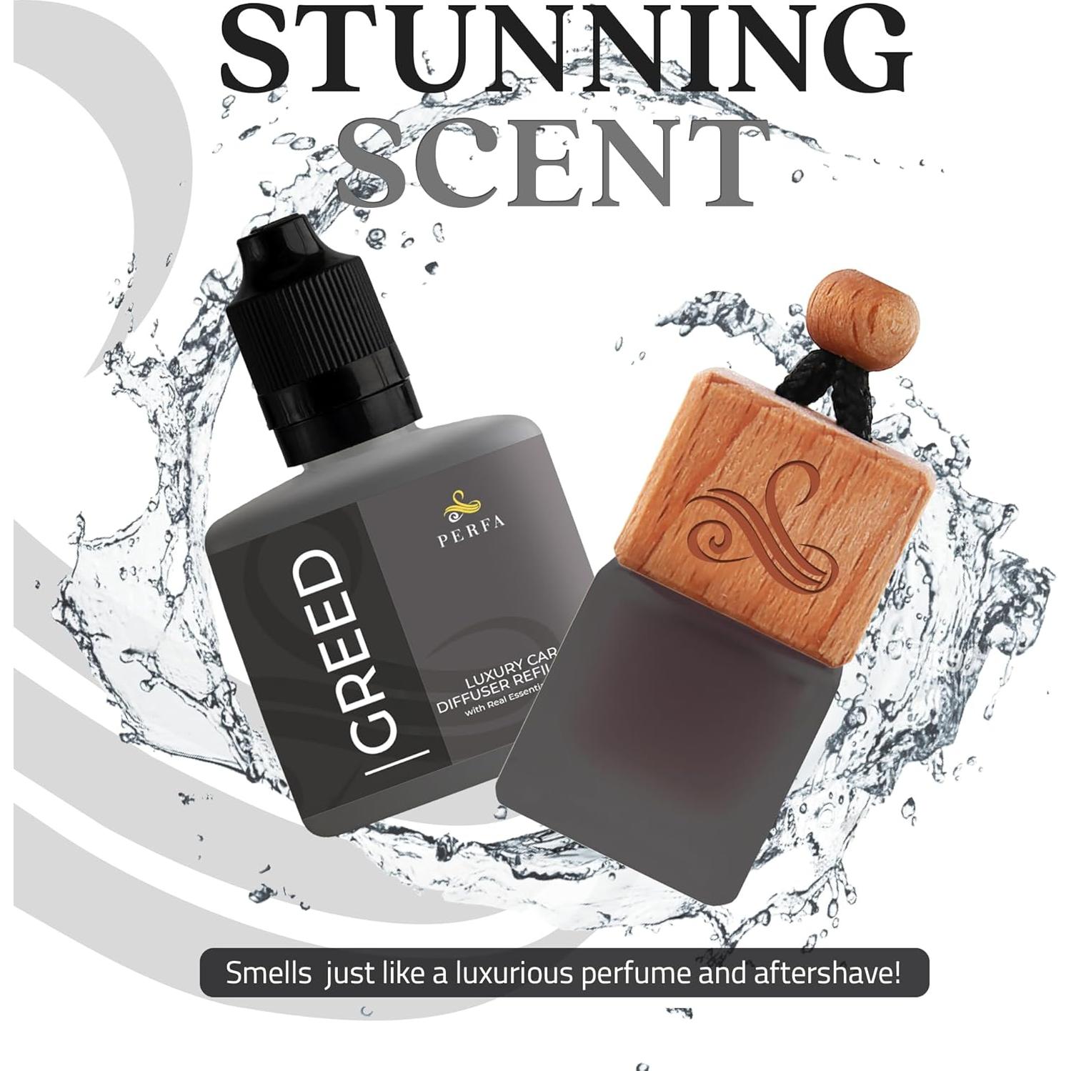 Ambientador de Coche Creed Perfa | Recarga y Eliminador de Olores