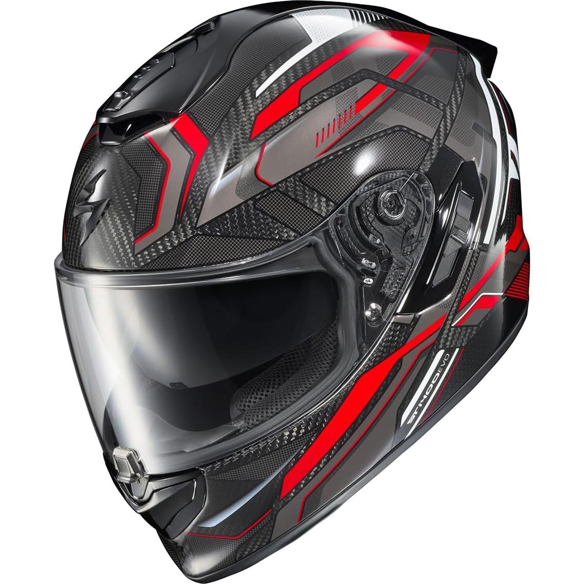 Casco Integral ScorpionEXO ST1400 EVO Fibra Carbono Rojo