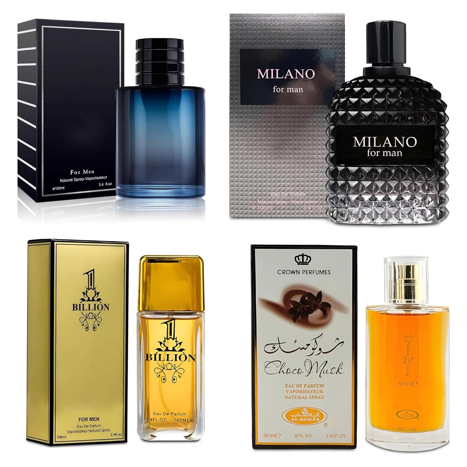 Set de Colonia AFLUXE 4 Piezas para Hombres 100ml