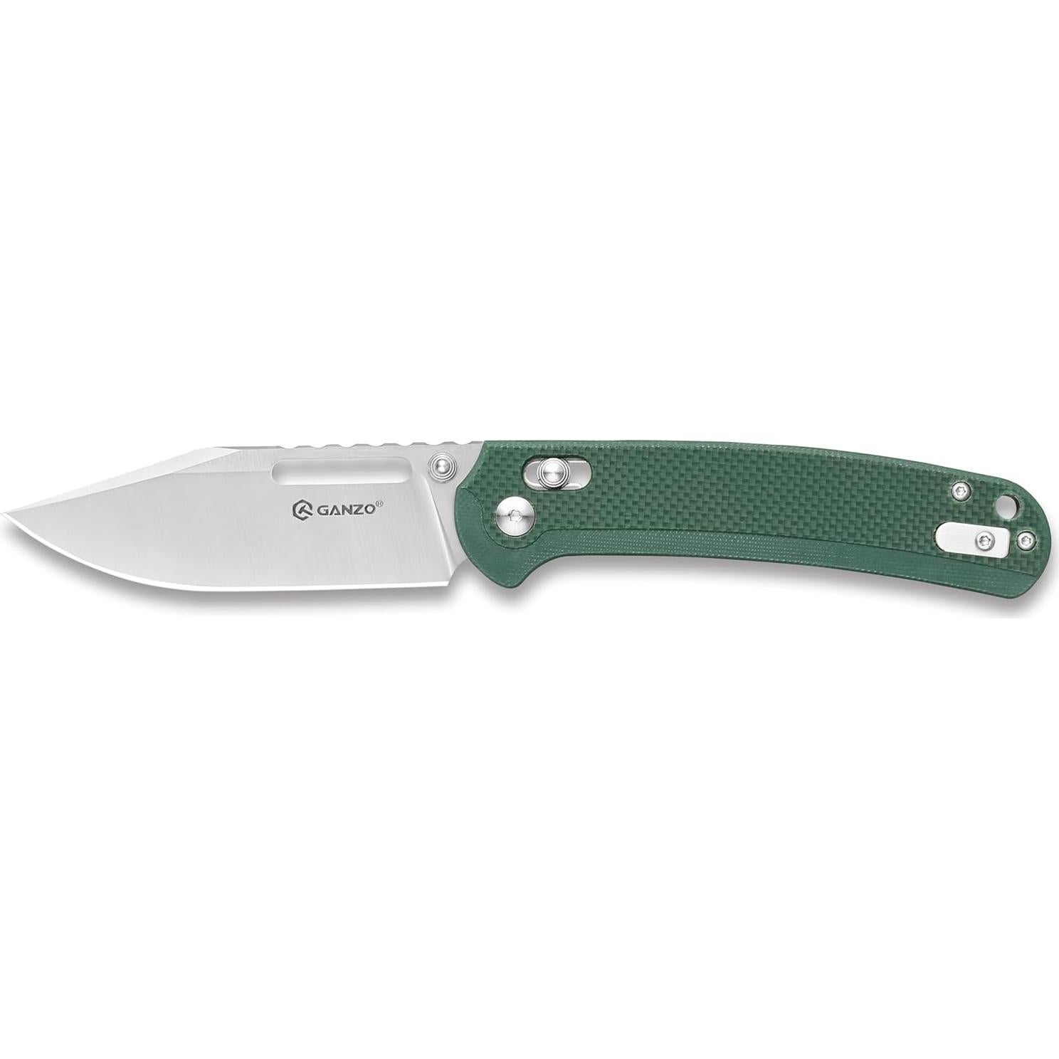 Cuchillo Plegable Ganzo G768-GB Verde Acero D2 EDC 20.3 cm