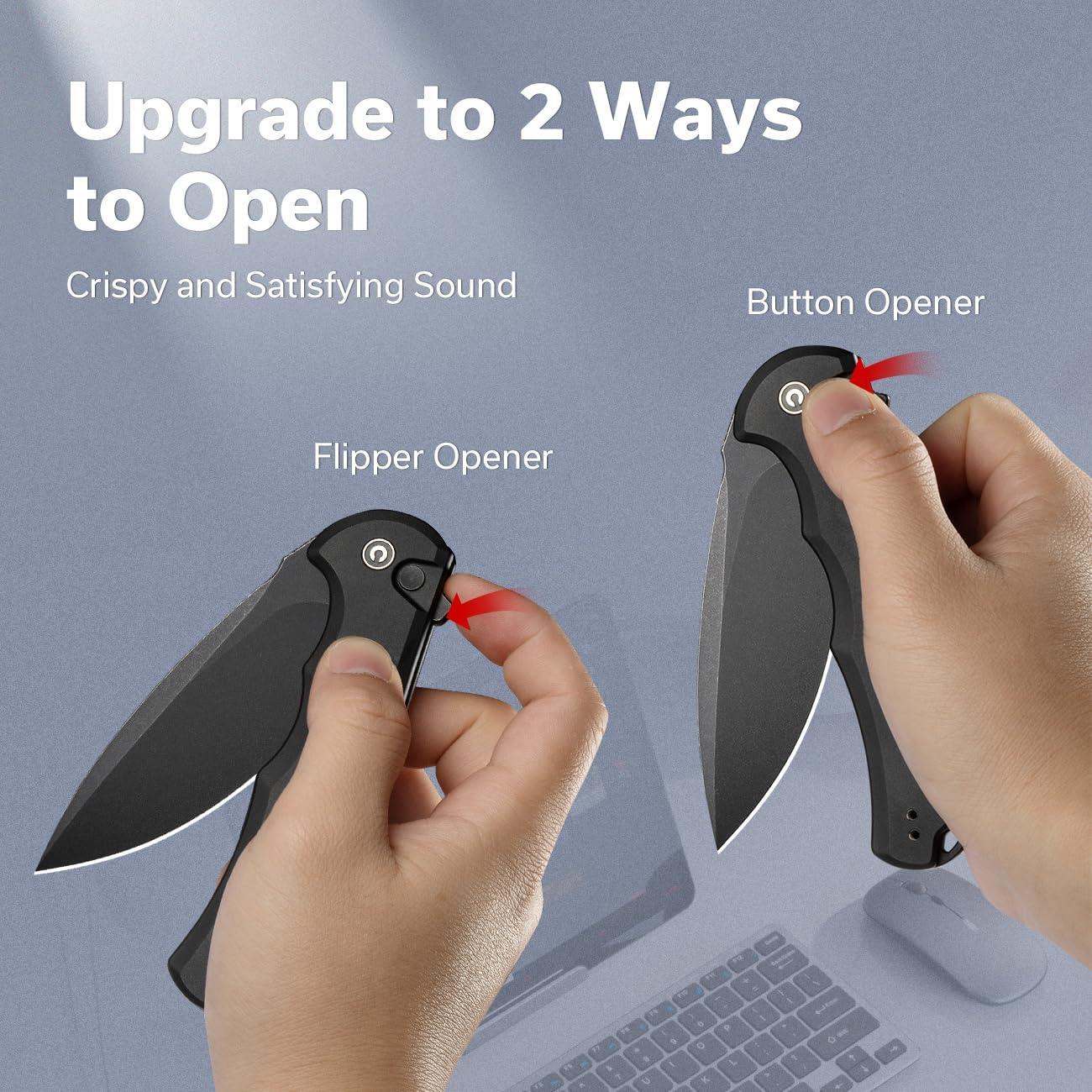 Cuchillo de Bolsillo CIVIVI Button Lock Praxis 9.06 cm Nitro-V