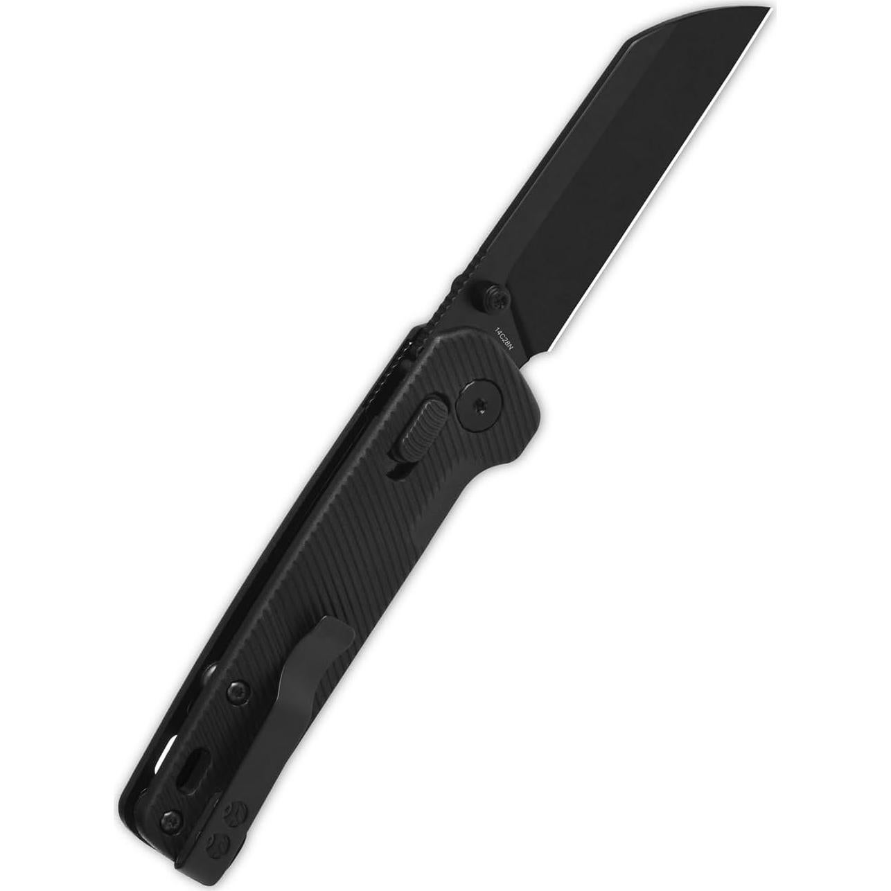 Cuchillo de bolsillo QSP Penguin Glyde, hoja 7.77 cm, negro