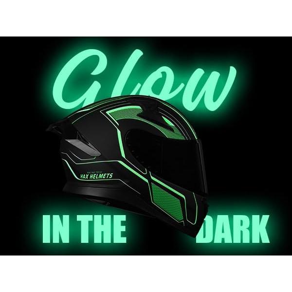 Casco HAX Impulse Doble Ala Amarillo 2.15 kg DOT