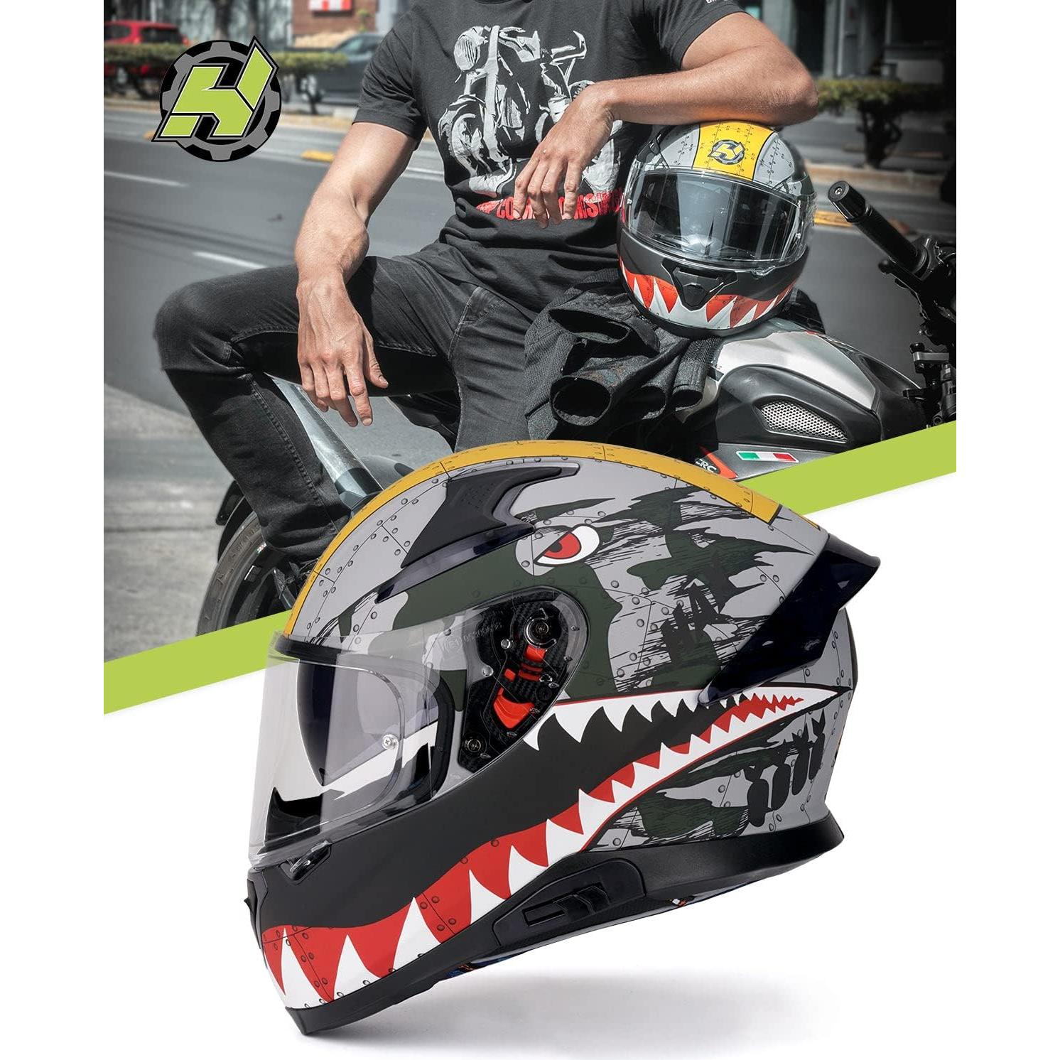 Casco HAX Impulse L de cara completa con Pinlock y UV