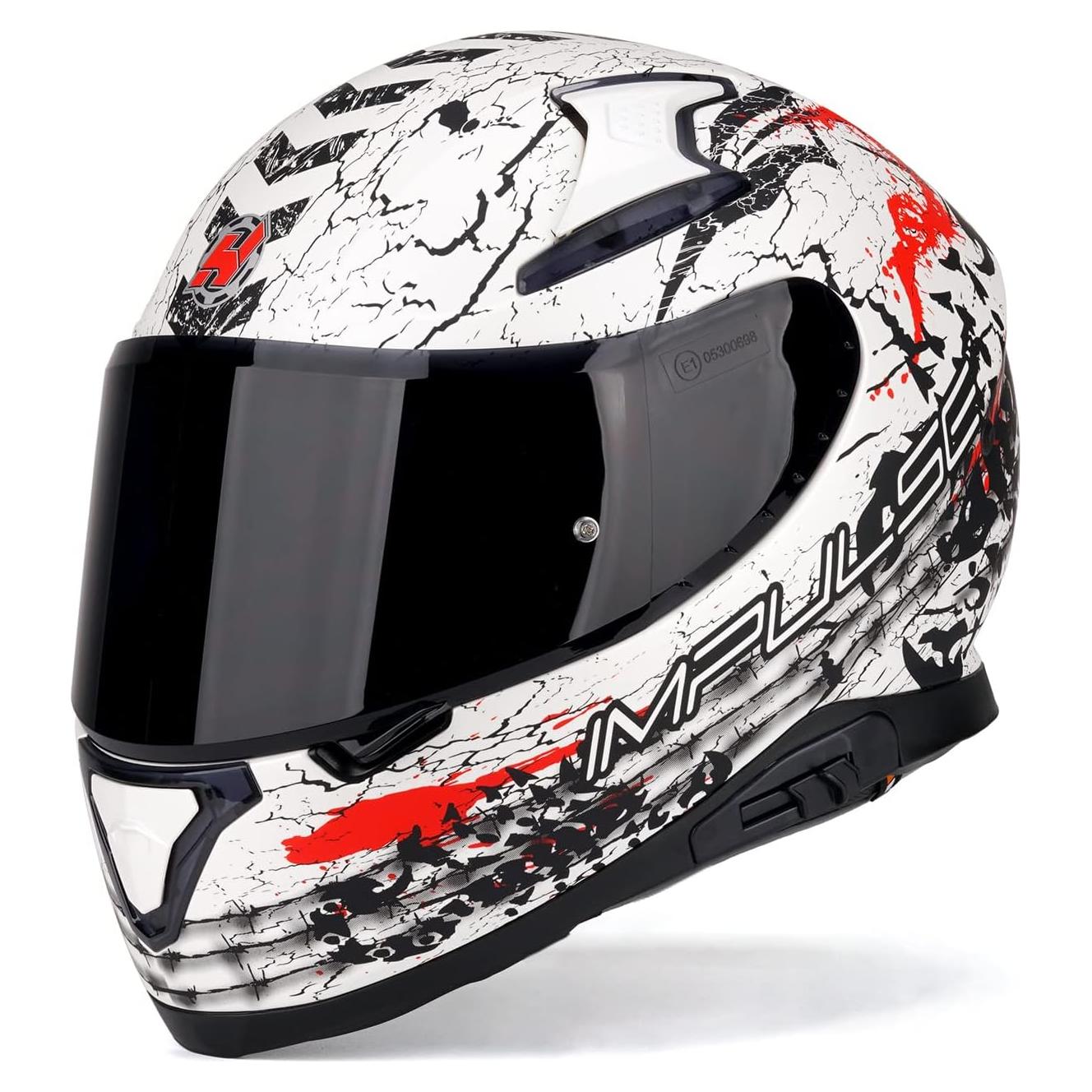 Casco HAX Hax Impulse Mediano Escorpión con Pinlock