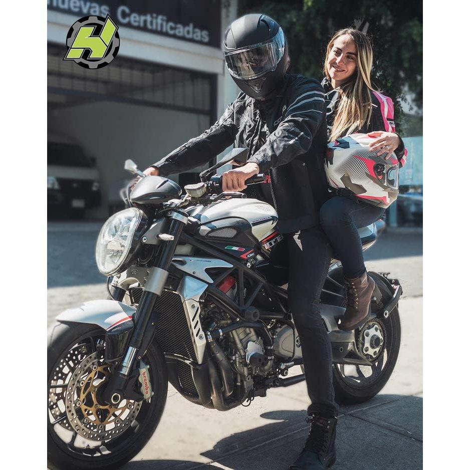 Casco HAX Impulse cara completa Negro mate XXL