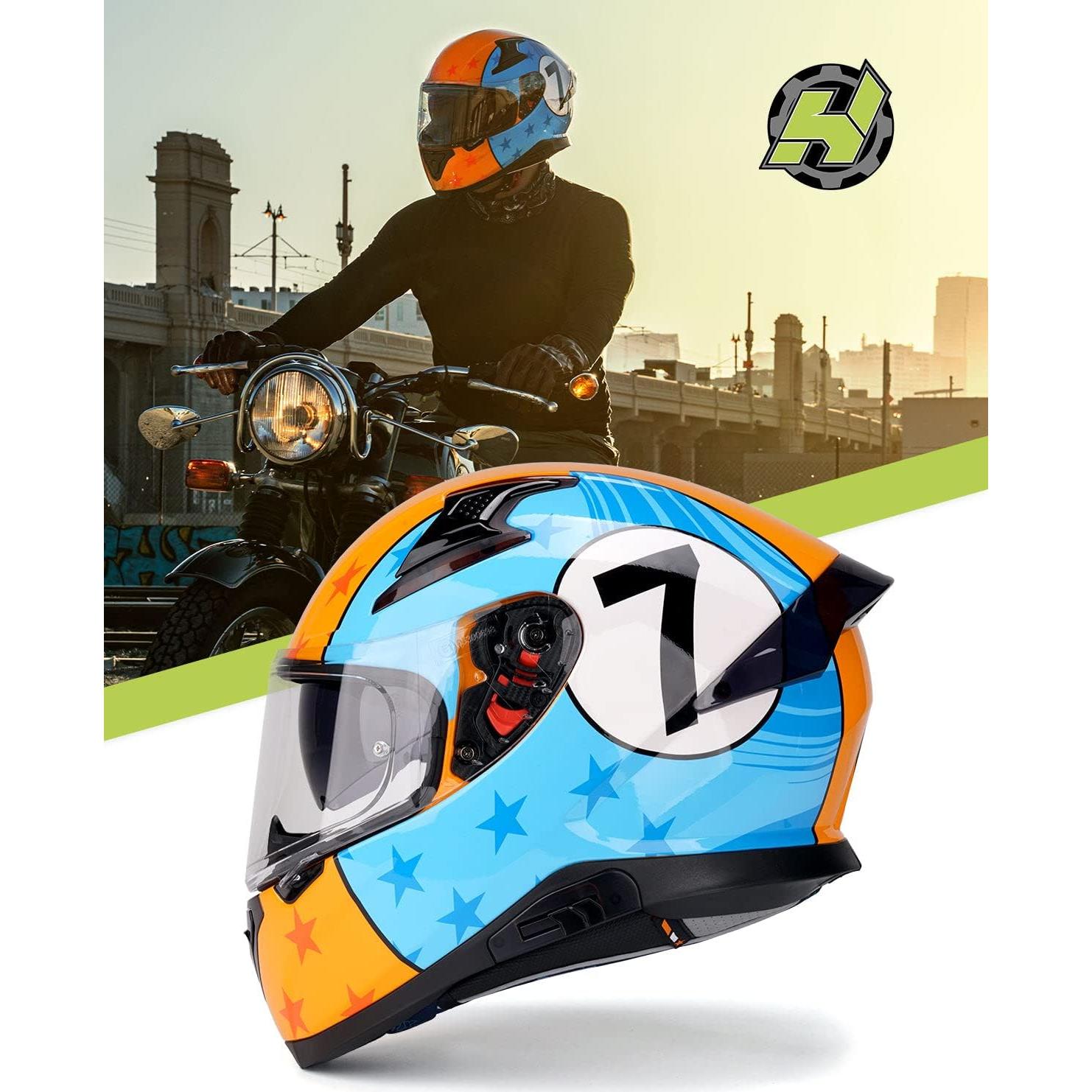 Casco HAX Impulse Mediano Doble Ventilación y Pinlock