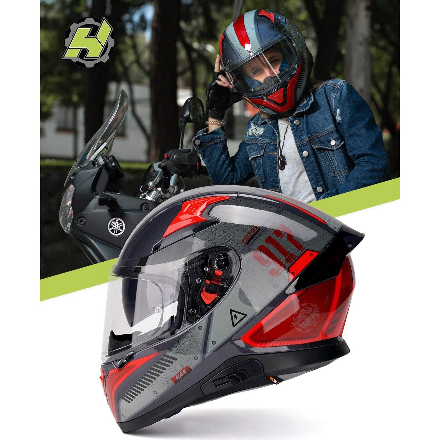 Casco HAX Hax Impulse XL Duro Rojo con Ventilación