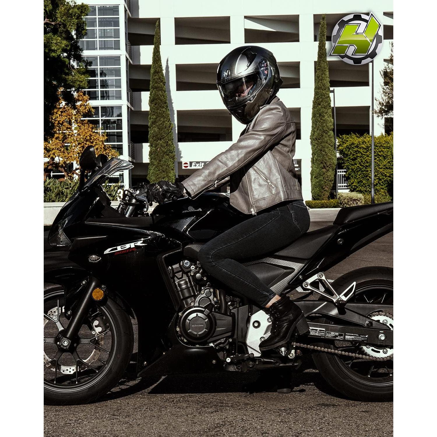 Casco HAX Impulse Mediano Mercurio con Pinlock y UV