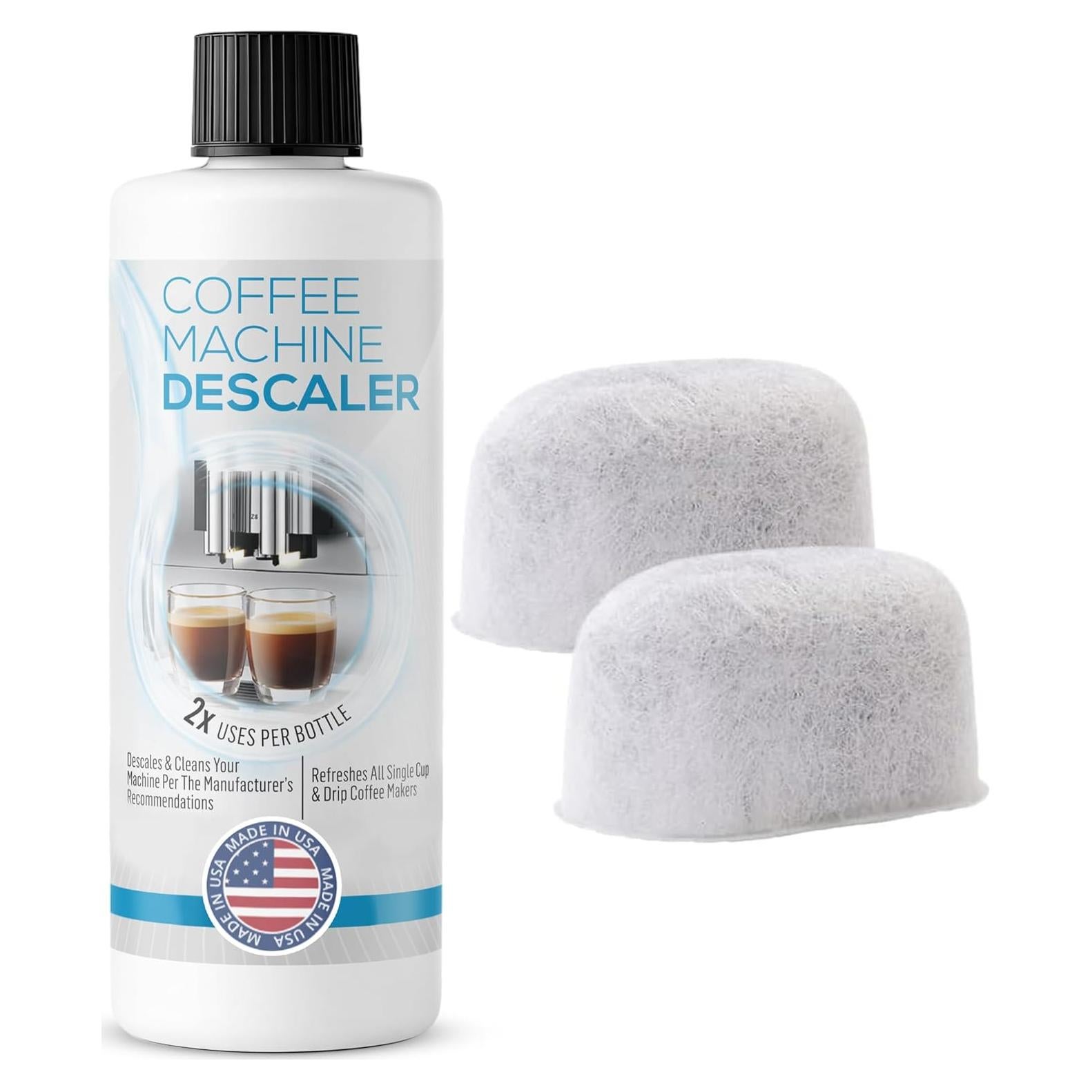 Kit Descalcificador Universal FreshFlow para Cafeteras Keurig - 1 Botella y 2 Filtros