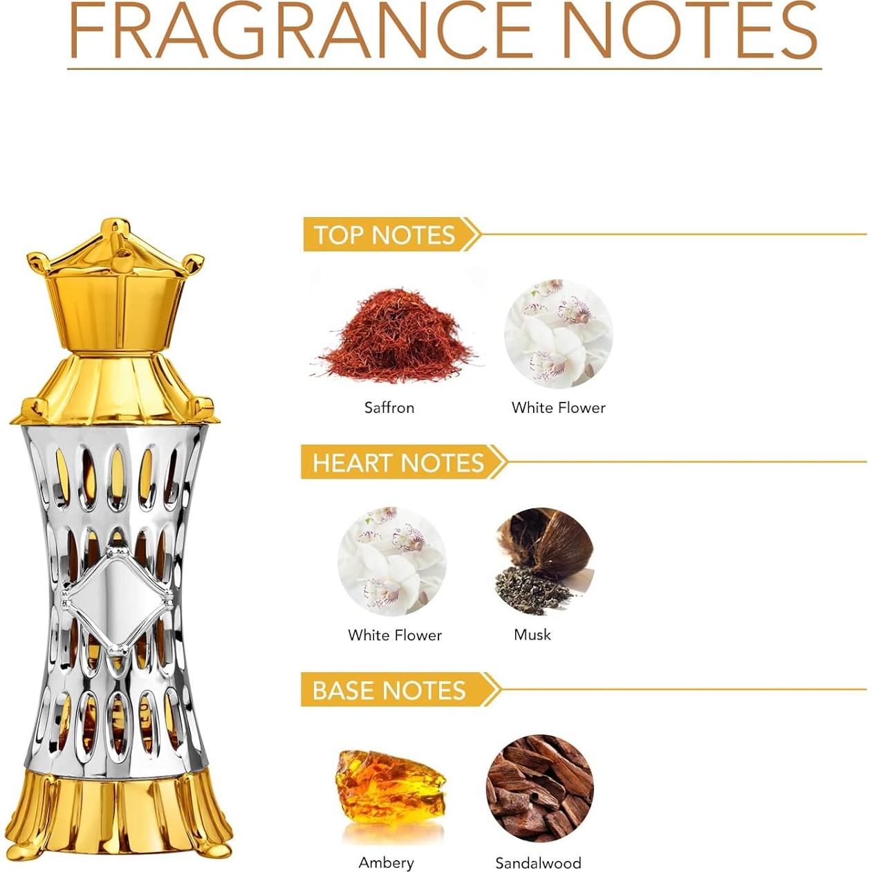 Aceite de Perfume Concentrado Ajmal Mizyaan 14 ML Unisex