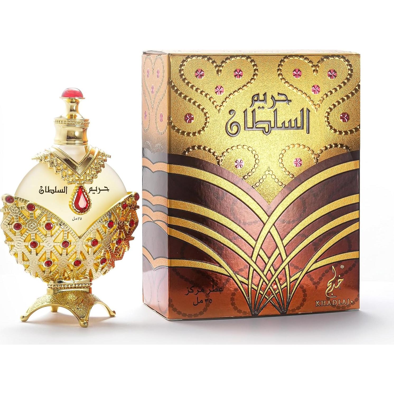 Aceite de Perfume Concentrado Khadlaj Hareem Al Sultan Gold 33.4 ml