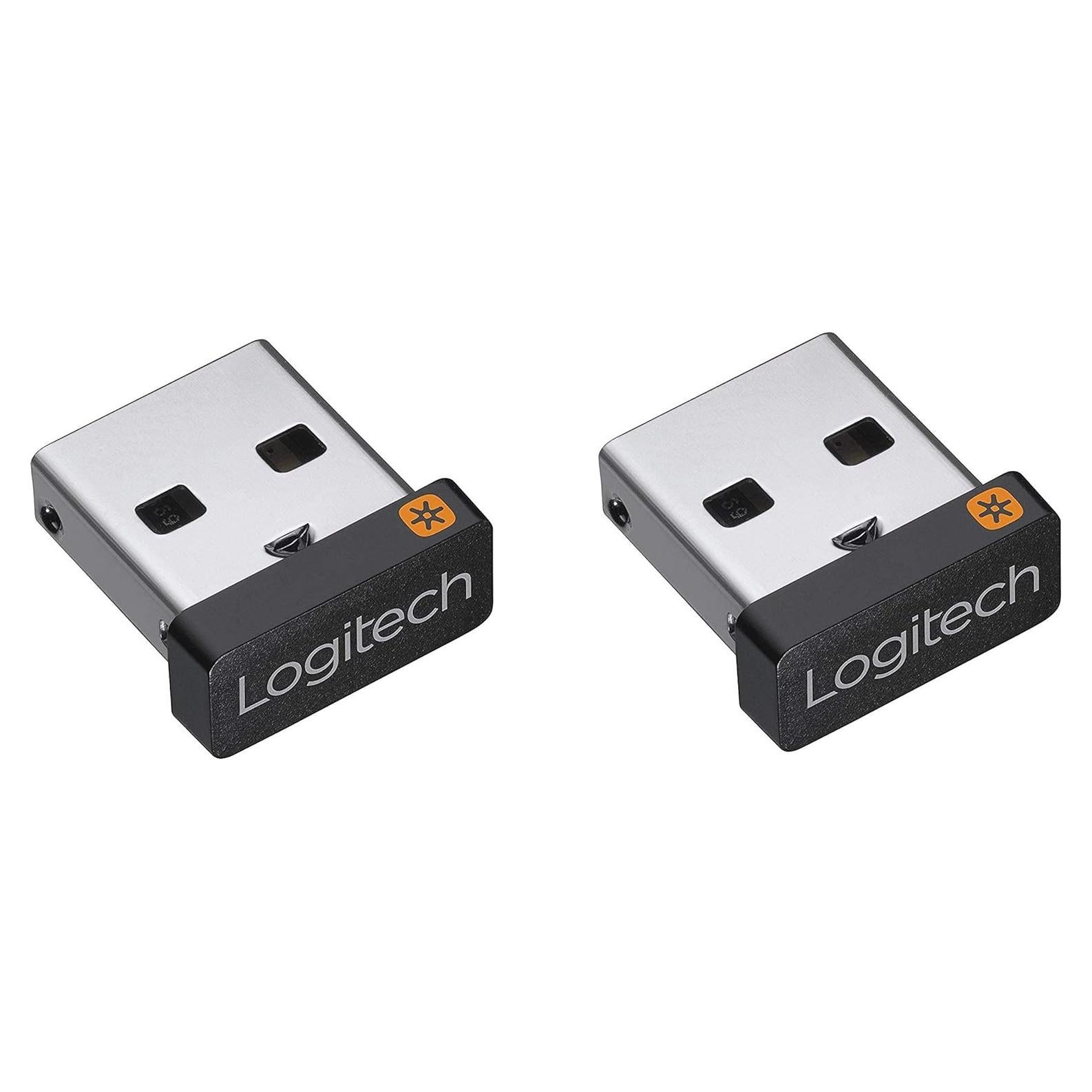 Receptor Unificado USB Logitech - Paquete de 2 Adaptadores