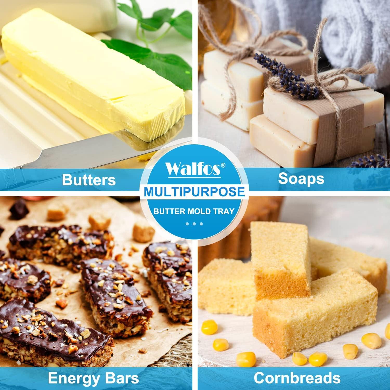 Molde de Mantequilla de Silicona Walfos con Tapa 12.45 cm