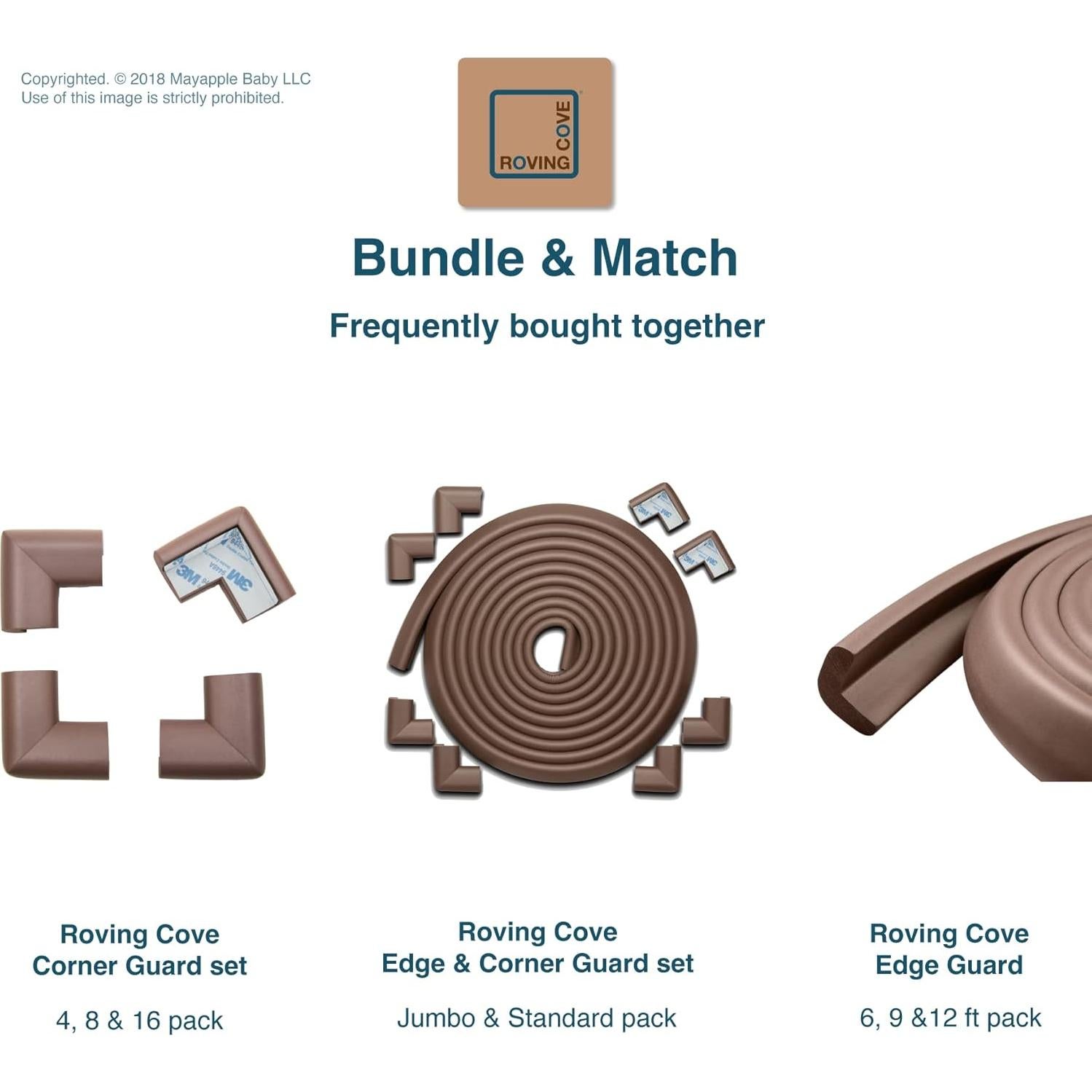 Protector de Esquinas Roving Cove HeftyFit para Bebés - 4 Piezas