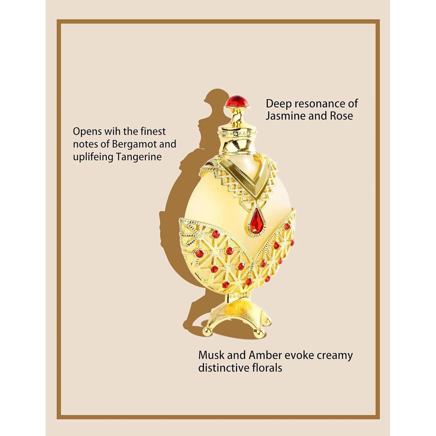 Oleo de Perfume Concentrado Oro Árabe 35ml - Larga Duración