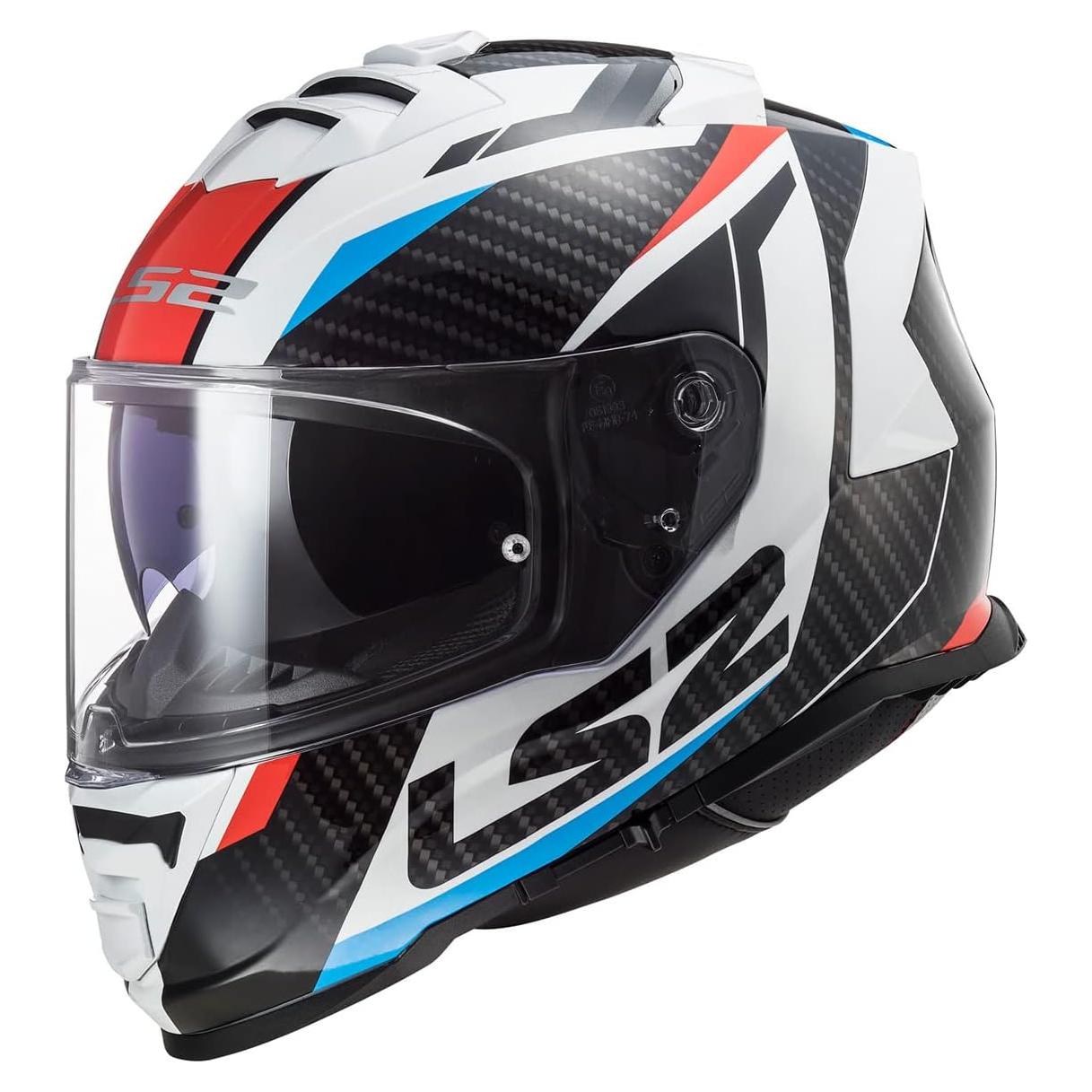 Casco LS2 Helmets Assault Full Face KPA 3X-Large Racer White
