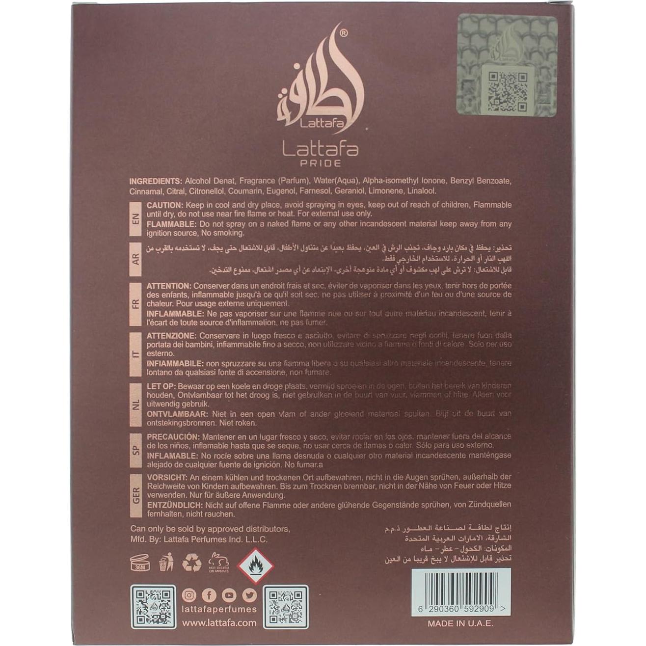 Eau de Parfum Lattafa Orgullo Radio Vintage 100 ml Unisex