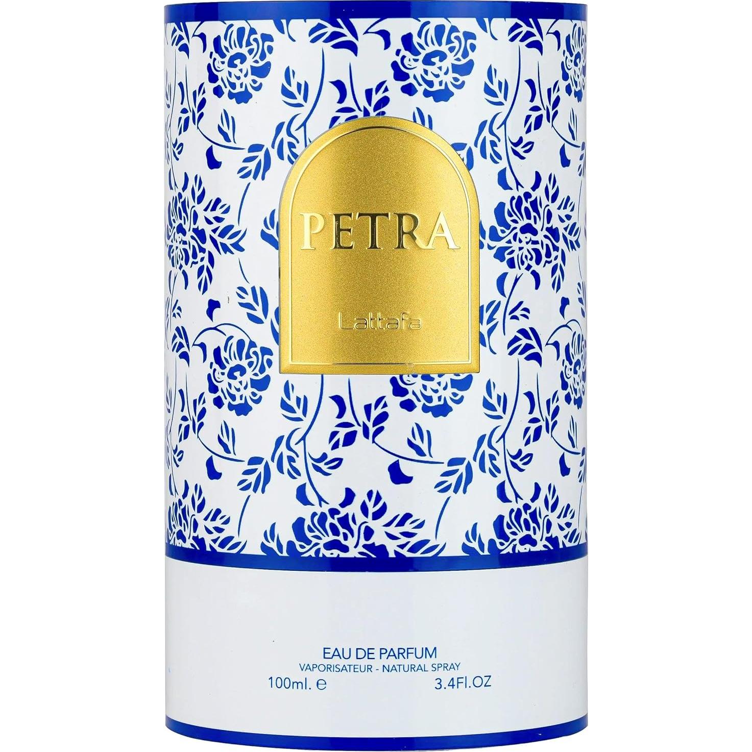 Eau de Parfum Lattafa Petra 100 ml - Fragancia Unisex Floral Gourmand