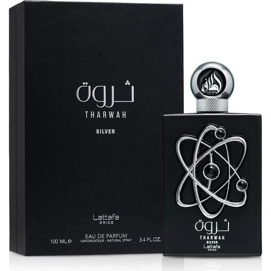 Eau de Parfum Unisex Lattafa Tharwah Silver 100 ml