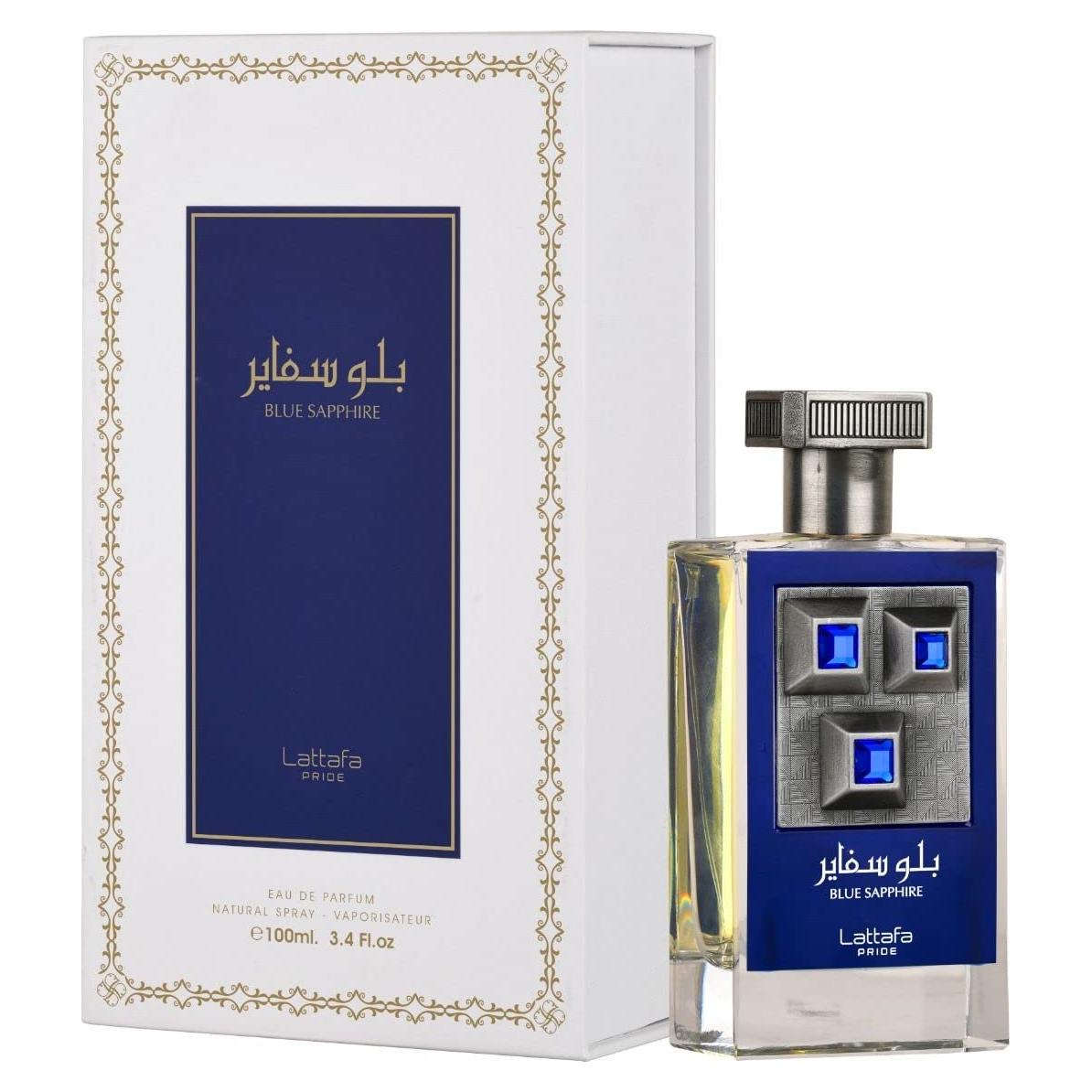 Eau De Parfum Unisex Lattafa Zafiro Azul 100 ml