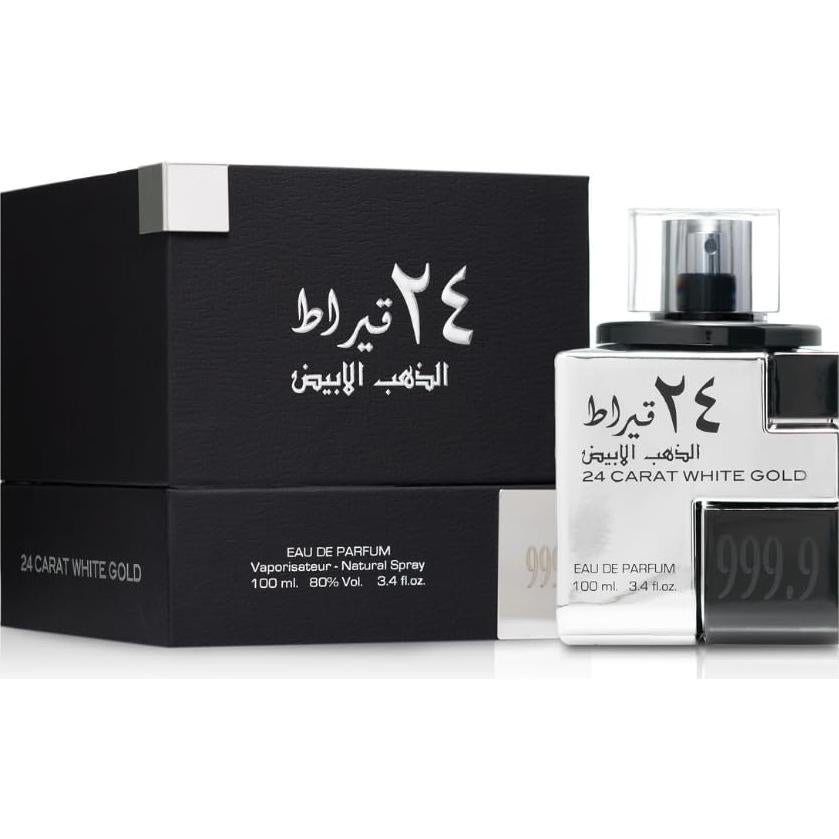 Perfume Lattafa 24 Quilates Oro Blanco Hombre 100ml EDP