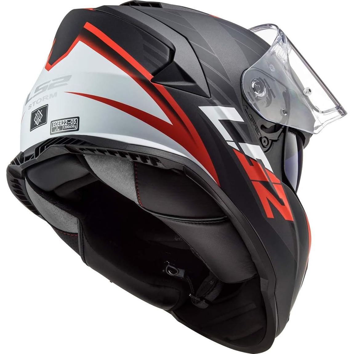 Casco LS2 Helmets Assault Full Face KPA Nerve Negro/Rojo