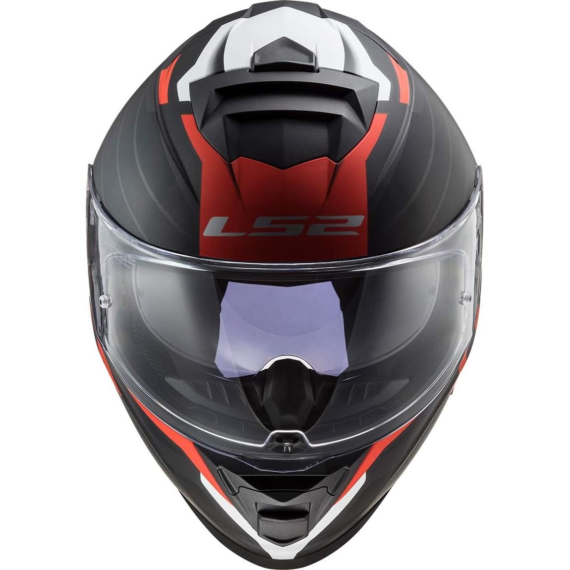 Casco LS2 Helmets Assault Full Face KPA Nerve Negro/Rojo