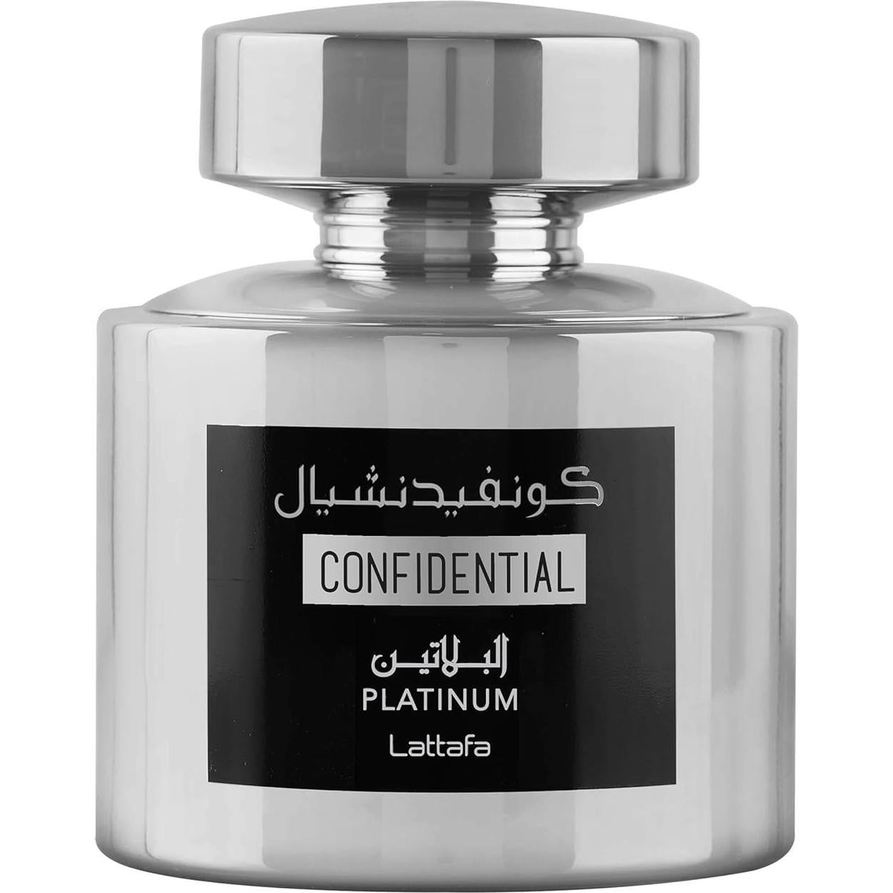 Lattafa Confidential Platinum Eau De Parfum 100 ml Unisex