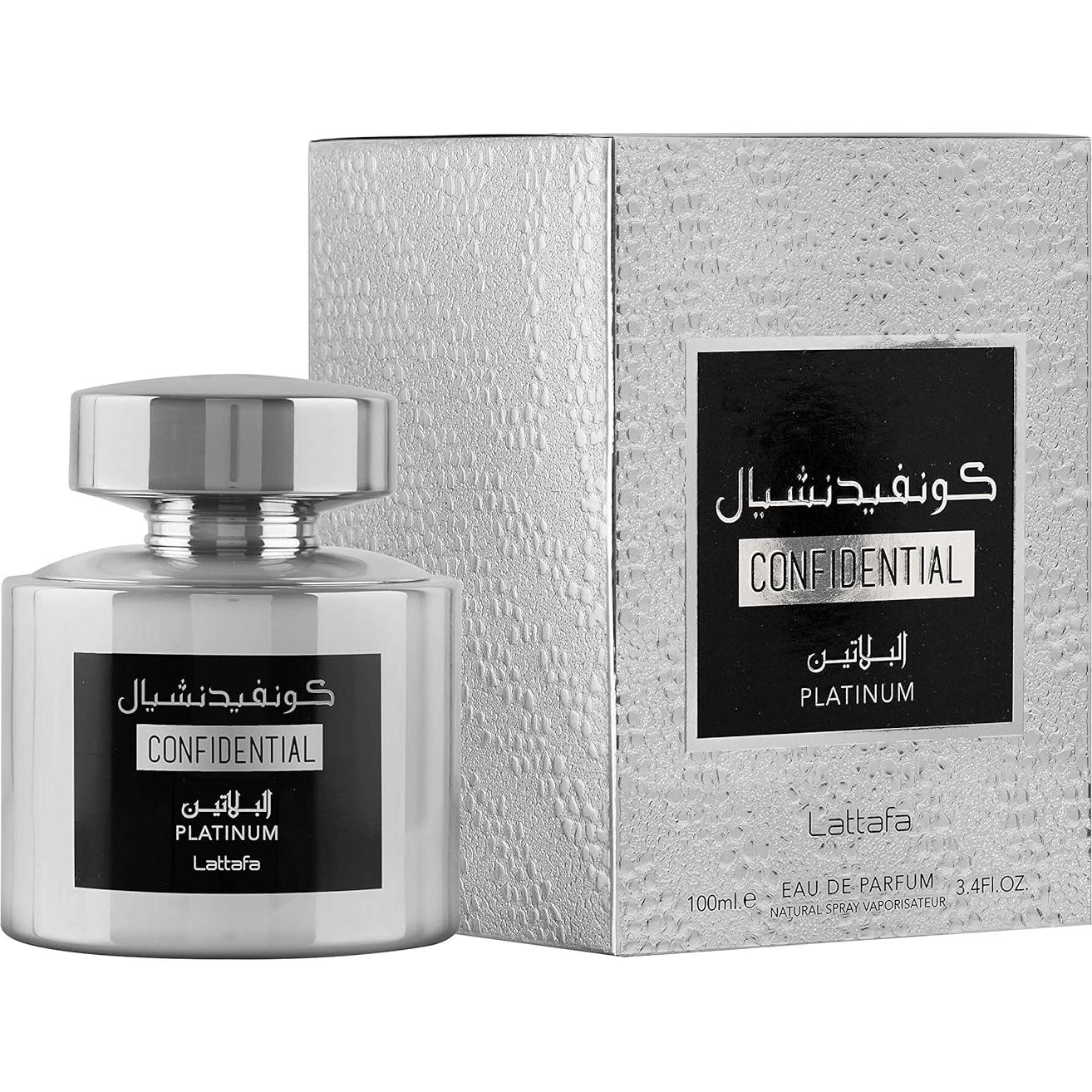 Lattafa Confidential Platinum Eau De Parfum 100 ml Unisex