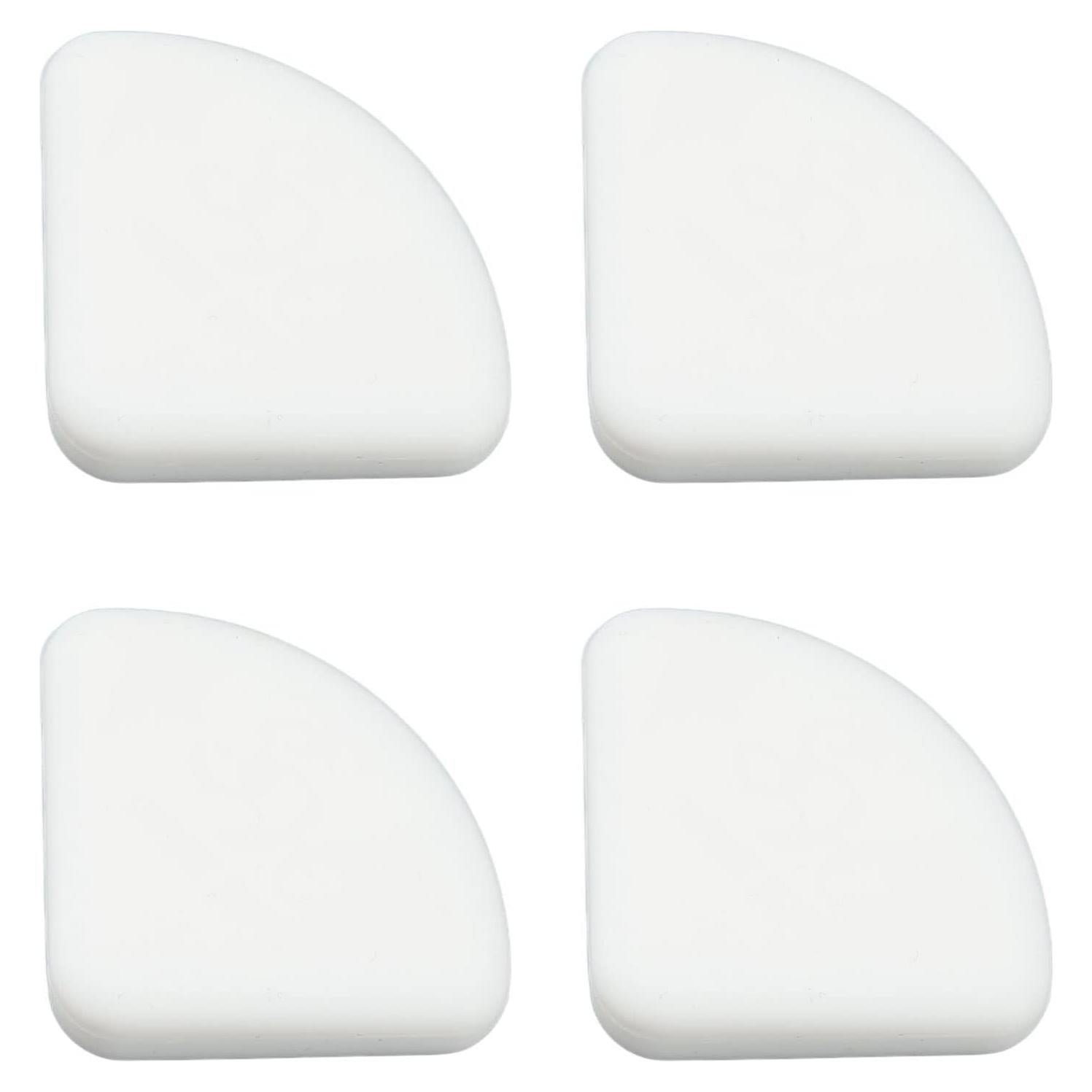 36 Protectores de Esquinas Hyuduo de Silicona Blanca para Muebles