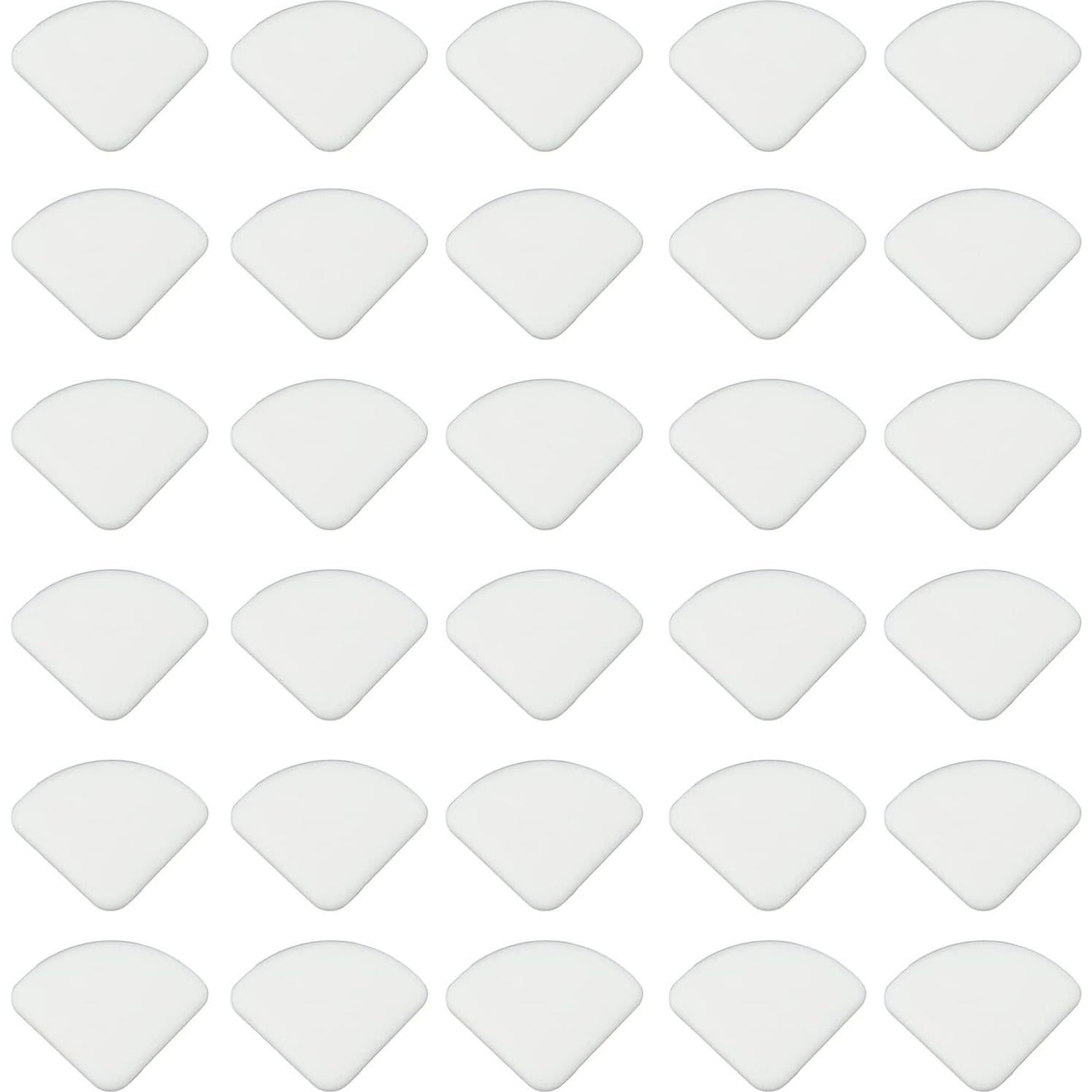 36 Protectores de Esquinas Hyuduo de Silicona Blanca para Muebles