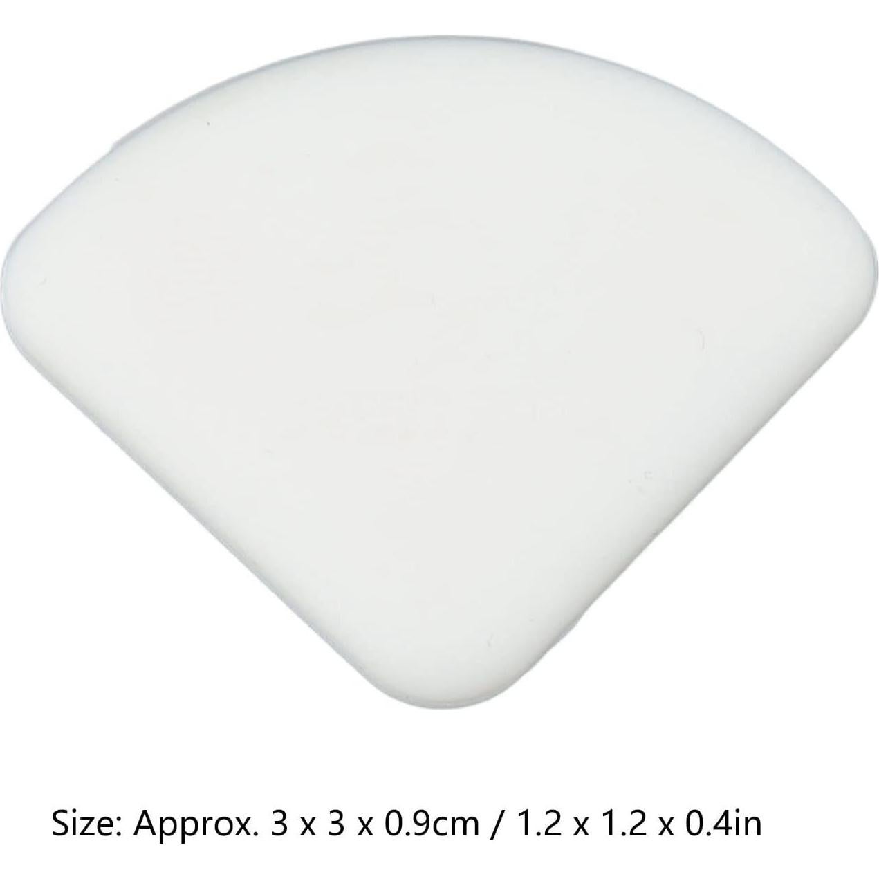 36 Protectores de Esquinas Hyuduo de Silicona Blanca para Muebles