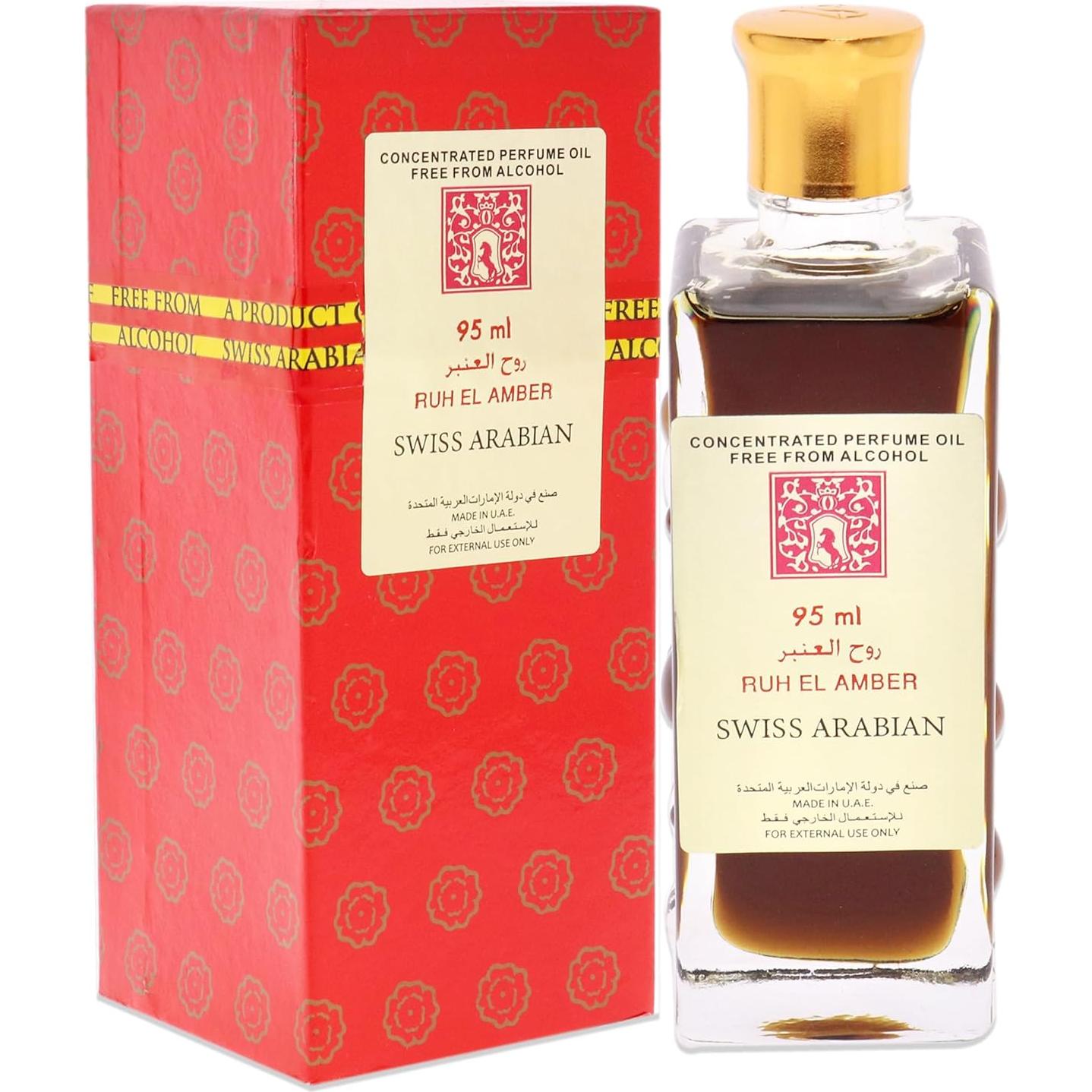 Aceite de Perfume Swiss Arabian Ruh El Amber 90 ml Unisex