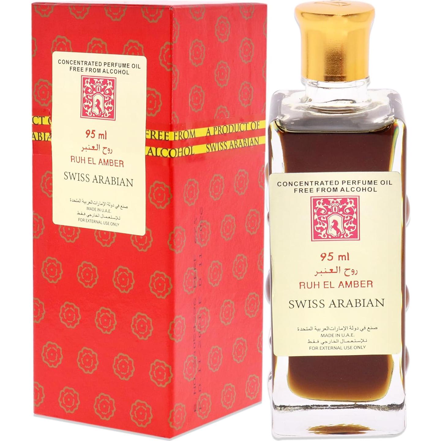 Aceite de Perfume Swiss Arabian Ruh El Amber 90 ml Unisex