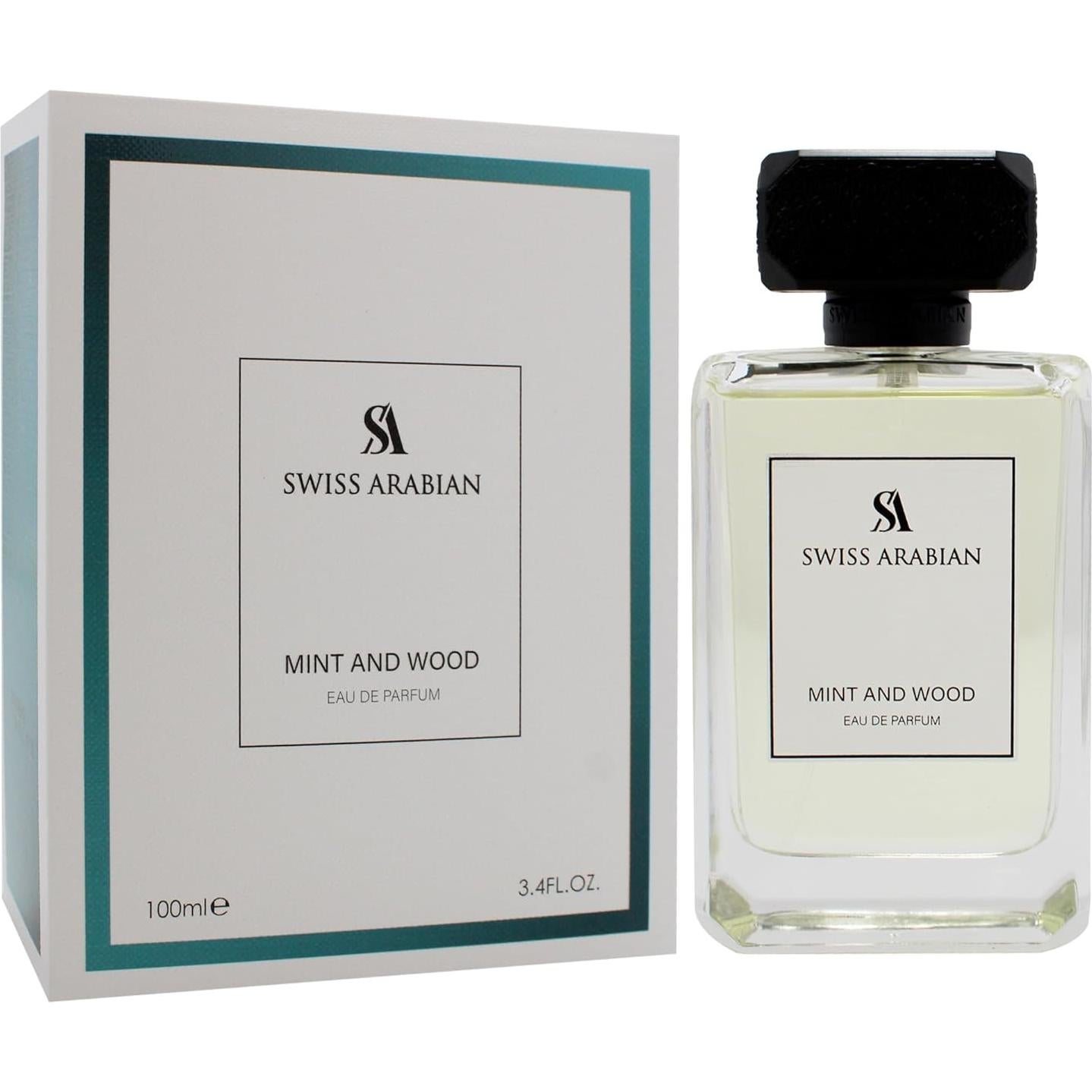 Colonia Swiss Arabian Menta y Madera 96.4 ml - Fragancia Masculina