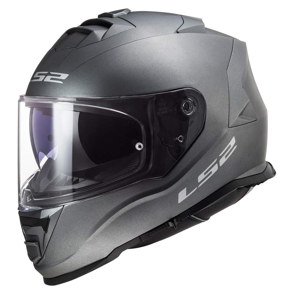 Casco LS2 Assault Full Face Motocicleta KPA Titanio Mate